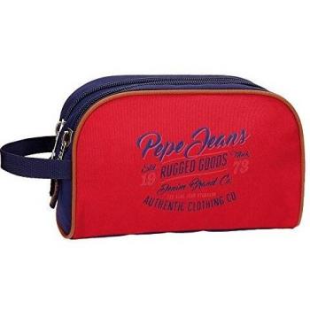 Pepe Jeans Jake Neceser Dos Compartimentos Adaptable Multicolor 26x16x12 cms Poliéster