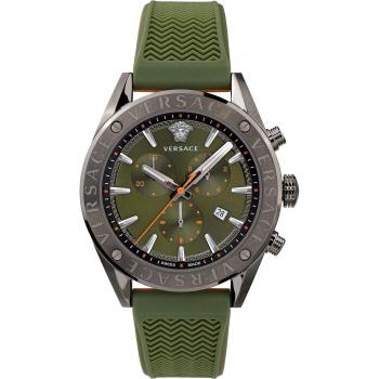 Versace V-Chrono Chronograph Stylish Men's Watch, Multicolor, Size: ONE SIZE