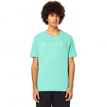 Camiseta Deportiva de Manga Corta Oakley Mtl Terra Menta Hombre