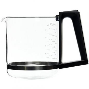 Jarra de vidrio negra para cafetera Krups KM468 - 1L - 8 a 12 tazas
