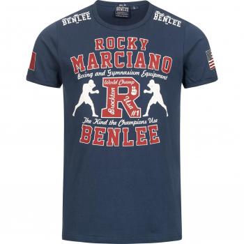 Benlee Gymnasium Slim-Fit Short Sleeve T-Shirt - Navy/Red/White, 3XL