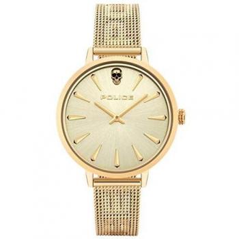 Police Miona Ladies Gold Stainless Steel Quartz Watch 36mm PL16035MSG.22MM