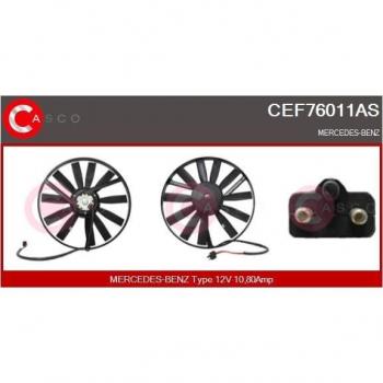 Motor eléctrico CASCO CEF76011AS, ventilador para radiadores