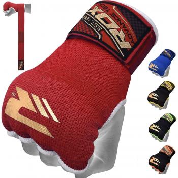 RDX Unisex Cierre Vendas elásticos Guantes Interiores, Todo el año, Unisex, Color Azul, tamaño Extra-Large