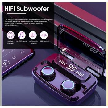 Auriculares Inalámbricos Sweettreats con Control Táctil, Bluetooth Estéreo, Resistentes al Agua, Micrófono y Carga LED para Deportes