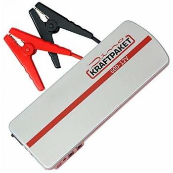 Dino Power Pack Sistema de arranque rápido para batería de coche con cables de arranque 12 V con Power Bank 18000 mAh