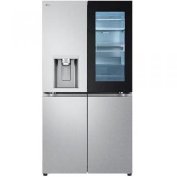Frigorífico LG Multi-Door GMG960MBJE, InstaView, 638L, No Frost, Clase E, Wi-Fi, Acero Inoxidable