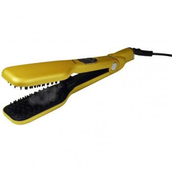 Jocca - Cepillo alisador Jocca 6592DK Dorado con función vapor y tecnología de doble alisado.