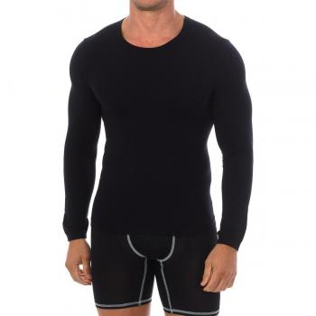 Intimidea Camiseta interior Girocollo de manga larga y cuello redondo para hombre