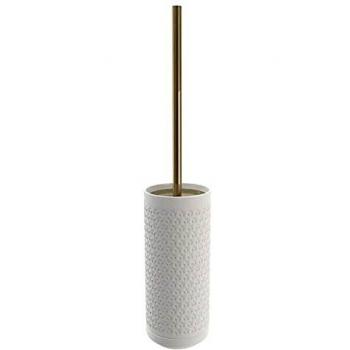 EQUILIBRIUM ESCOBILLERO SUELO HEXAGONO BLANCO-BRONCE