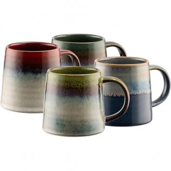 Aura Ceramic Mug Set of 4