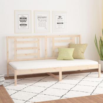 vidaXL Sofá cama de madera maciza de pino 80x200 cm