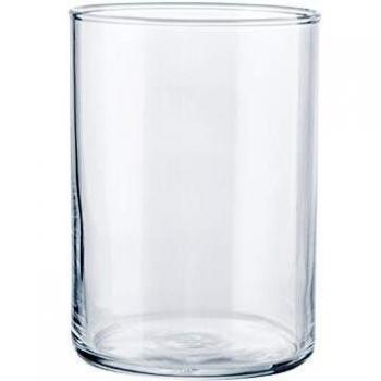 Caja 12 Uds. Jerte Vaso Largo Fabricado en Vidrio Tensionado. Capacidad 50 Cl. Medidas: Alto 11.4 Cm. Ø 8.2 Cm.
