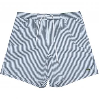 Bañador Lacoste Rayas Azul marino