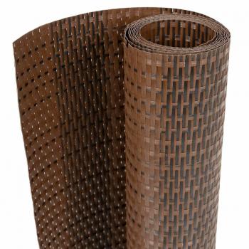 Toldo para balcón ratán sintético 500x90 cm color Antracita, Marrón y negro, Marrón claro - Perfecto para plantas y animales, múltiples usos malla para ventilación, seguridad, ventana, jardín
