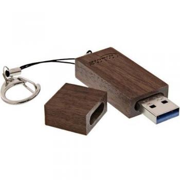 Pendrive USB 3.0 InLine WoodStick de 32GB en madera de nogal, lectura 200MB/s y escritura 100MB/s