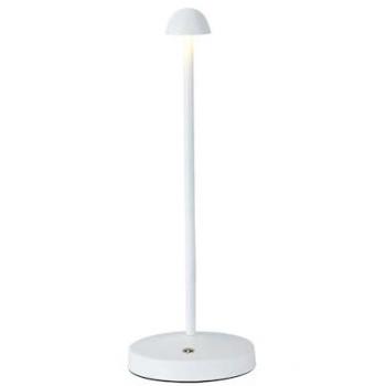 Lámpara de Mesa LED 1.6W Blanca Recargable USB-C Táctil Regulable 3 en 1