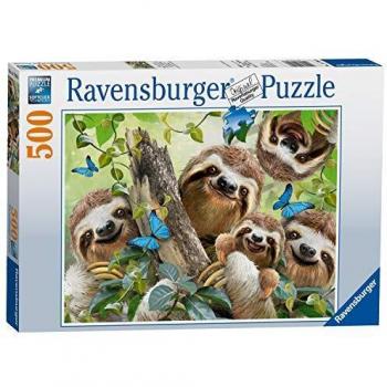 Ravensburger Sloth Selfie 500-Piece Jigsaw Puzzle by Howard Robinson