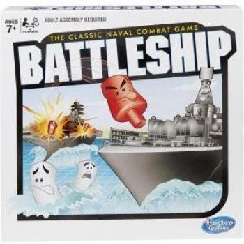 Hasbro Gaming Battleship Classic Board Game, Strategy Game For Kids Ages 7 and Up, Fun Kids Game For 2 Players, Multicolor