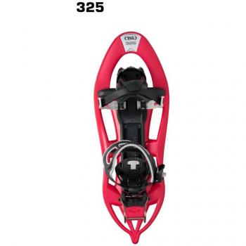 Raquetas de nieve TSL 325 Paprika Elevation - Diseño ligero, fácil de usar, ajuste seguro, buena tracción en nieve profunda, sistema de fijación ajustable