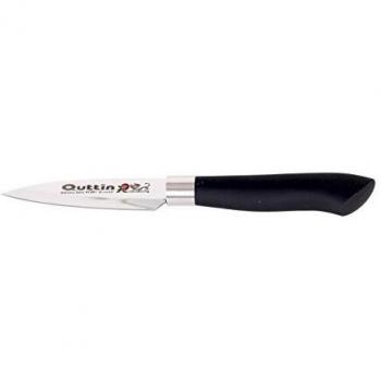 Quttin Cuchillo Petty, Acero Inoxidable, Negro, 9 x 2 cm