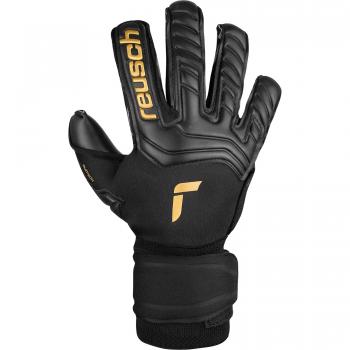 Guantes de portero Reusch Attrakt Duo Evolution Cut, talla 10, color negro