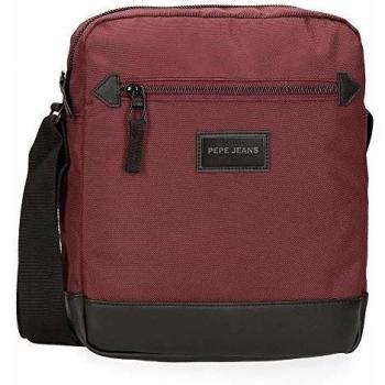 Pepe Jeans Lambert Bandolera Grande Portatablet 9,7 Rojo 23x27x6 cms Poliéster