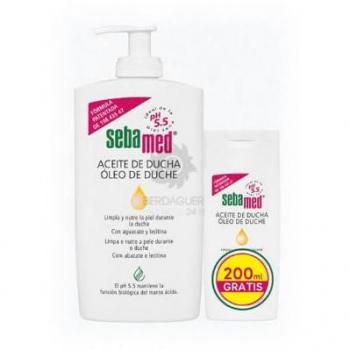 Aceite de Ducha Sin Jabón Sebamed 500ml + Set Regalo 200ml