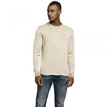 JACK JONES BLULEONARD Knit Crew Neck, beige, XX-Large