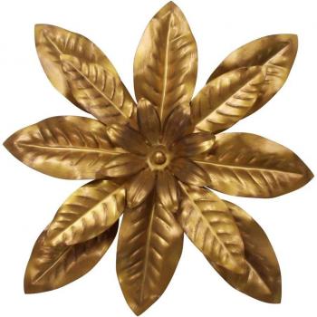 Lámpara de Techo Fleuria Metal Dorado Antiguo