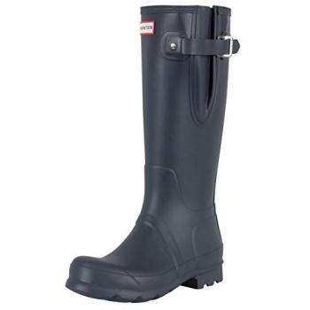 Hunter Original Side Adjustable Men's Wellington Boots - Navy - Size UK 12