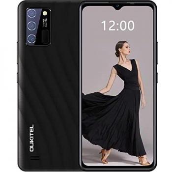 OUKITEL C25 [2022] Moviles Baratos y Buenos 5000mAh Batería 6,52 Pulgadas Smartphone Libre 4GB RAM 32GB ROM 256GB Ampliable Android 11 Telefono Movil Libres Oferta 13MP + 8MP Dual SIM 4g/OTG/GPS Negro
