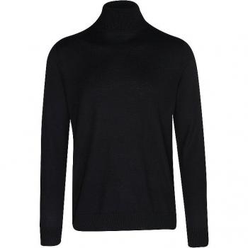 Jersey de punto fino para hombre JOOP! JK-04Donte, cuello alto, color azul oscuro, lana liso, talla S