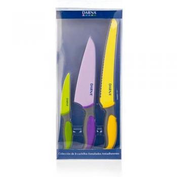 Darna Home Set 3 Cuchillos Esmaltados Multicolor