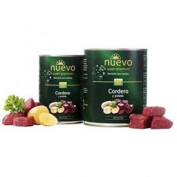 NUEVO Lata Perro ADULTO: Cordero y Patata, 400 g, Perro