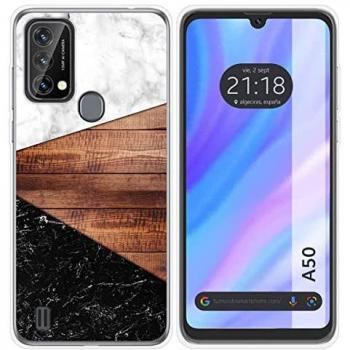 Funda de Silicona Personalizada para Blackview A50 Diseño Mármol 11