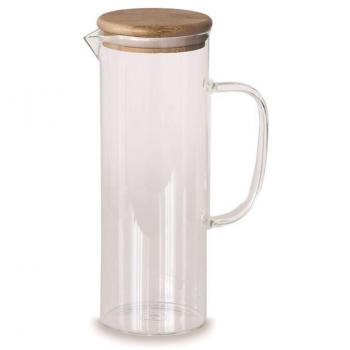 Jarra de Agua con Tapa de Bambú 1L