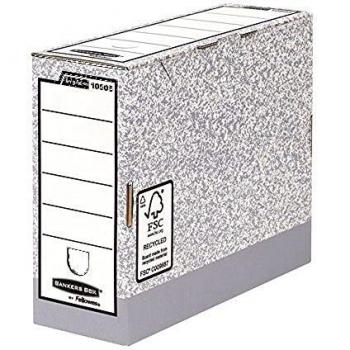 Fellowes 1080501 Papel Gris caja y organizador para almacenaje de archivos - Organizador de almacenaje