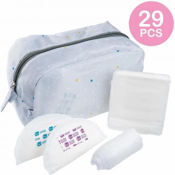 Tigex set maternidad hospital | incluye compresas maternidad, bragas desechables y neceser | 29 unidades