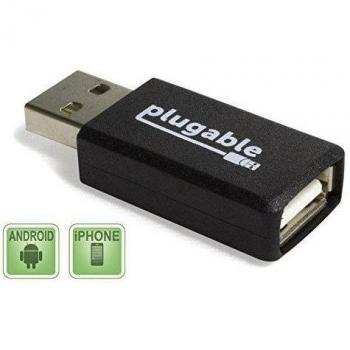 Adaptador universal Plugable® USB exclusivo de carga rápida para dispositivos Android, Apple iOS, y Windows. Compatibilidad universal con Apple iPhone