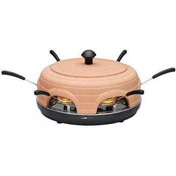 Clatronic PO 3682 fabricante Negro, Terracota Horno 6 Pizza