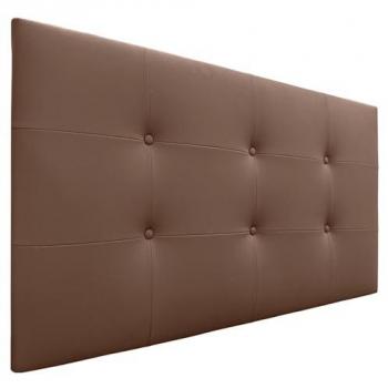 Cabecero Acolchado Capitone de Polipiel o Tela Acualine 105x60cm con 8cm de Grosor - Color Arcilla