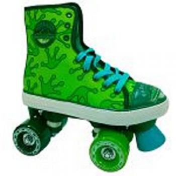 Patin Quad Canvas Frog Park City Verde Ranita, tipo: Patines 4 ruedas, características: unisex niños, multicolor, talla 30/31
