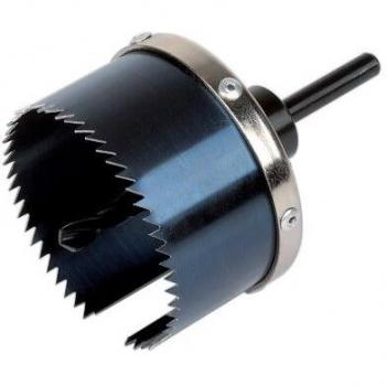 Wolfcraft 8912000 sierra de corona estándar, profundidad de corte 33 mm Producto de posicionamiento secundario para la sección de material eléctrico PACK 1, 68mm