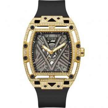 Guess - Reloj de hombre Legend GW0564G1 de silicona y correa negra