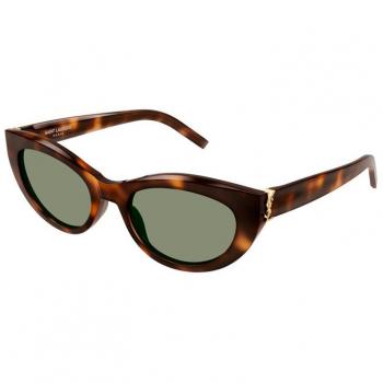 Saint Laurent SL M115 003 Women's Brown Sunglasses 54mm