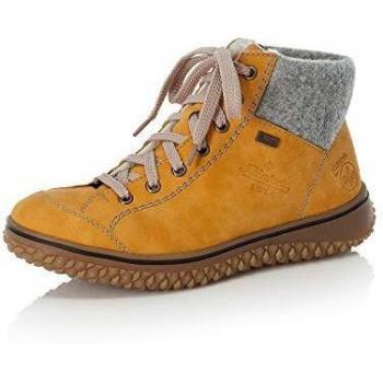 Rieker Women's Yellow Ankle Boots Z4243-68 Size 37