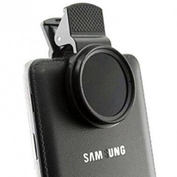 SYSTEM-S - Pinza Universal de Clip, Filtro de Densidad Neutra, Filtro Gris, Filtro ND, Lente para Smartphone y Tablet
