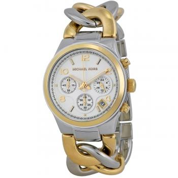 Michael Kors Reloj Analógico de Cuarzo para Mujer con Correa de Acero Inoxidable MK3199 - Diámetro de 37mm
