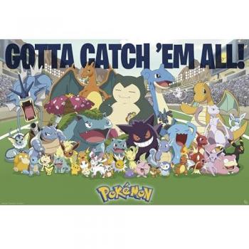 Póster Maxi Favoritos de Todos los Tiempos - Pokémon (91,5 x 61 cm)